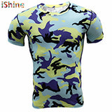 New 3D Print Fitness T Shirt Men Quick Dry T-shirt Crossfit Casual Fashion Tshirt Summer Camo Camouflage Compression Top Tees-PLAYERAS-FOREVER KRN