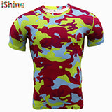 New 3D Print Fitness T Shirt Men Quick Dry T-shirt Crossfit Casual Fashion Tshirt Summer Camo Camouflage Compression Top Tees-PLAYERAS-FOREVER KRN