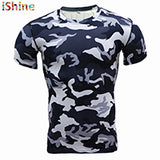 New 3D Print Fitness T Shirt Men Quick Dry T-shirt Crossfit Casual Fashion Tshirt Summer Camo Camouflage Compression Top Tees-PLAYERAS-FOREVER KRN