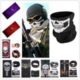 New 2017 Skull Bandana Bike Camouflage Tube Neck Face Mask Headscarf Spiderman Sport Headband Pick Skull Print Bandanas-MASCARA FACIAL-FOREVER KRN