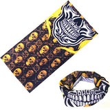 New 2017 Skull Bandana Bike Camouflage Tube Neck Face Mask Headscarf Spiderman Sport Headband Pick Skull Print Bandanas-MASCARA FACIAL-FOREVER KRN