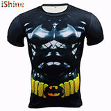 2017New Compression T Shirt Men Anime Superhero Skull Superman Fitness 3D Tshirt Bodybuilding Summer Crossfit Funny Bape T-shirt-PLAYERAS-FOREVER KRN