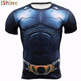 2017New Compression T Shirt Men Anime Superhero Skull Superman Fitness 3D Tshirt Bodybuilding Summer Crossfit Funny Bape T-shirt-PLAYERAS-FOREVER KRN