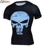 2017New Compression T Shirt Men Anime Superhero Skull Superman Fitness 3D Tshirt Bodybuilding Summer Crossfit Funny Bape T-shirt-PLAYERAS-FOREVER KRN