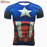 2017New Compression T Shirt Men Anime Superhero Skull Superman Fitness 3D Tshirt Bodybuilding Summer Crossfit Funny Bape T-shirt-PLAYERAS-FOREVER KRN