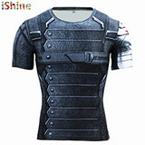 2017New Compression T Shirt Men Anime Superhero Skull Superman Fitness 3D Tshirt Bodybuilding Summer Crossfit Funny Bape T-shirt-PLAYERAS-FOREVER KRN