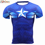 2017New Compression T Shirt Men Anime Superhero Skull Superman Fitness 3D Tshirt Bodybuilding Summer Crossfit Funny Bape T-shirt-PLAYERAS-FOREVER KRN