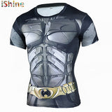 2017New Compression T Shirt Men Anime Superhero Skull Superman Fitness 3D Tshirt Bodybuilding Summer Crossfit Funny Bape T-shirt-PLAYERAS-FOREVER KRN