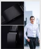 COWATHER Good mens belt luxury high quality cow genuine leather belts for men automatic buckle fashion waist male free shipping-CINTURONES-FOREVER KRN