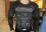 Hot Sale Fitness MMA Compression Shirt Men Anime Bodybuilding Long Sleeve Crossfit 3D Superman Punisher T Shirt Tops Tees-PLAYERAS-FOREVER KRN