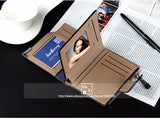 Baellerry brand Wallet men leather men wallets purse short male clutch leather wallet mens money bag quality guarantee