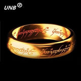 UNB 2017 Midi Stainless Steel One Ring of Power Gold the Lord of Ring Lovers Women Men Fashion Jewelry Wholesale Free Shipping-ANILLOS-FOREVER KRN