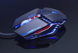 LED Optical Mouse with adjustable USB cable for, video games, laptop computer, PC