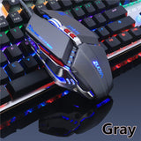 LED Optical Mouse with adjustable USB cable for, video games, laptop computer, PC