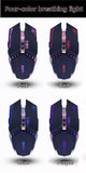 LED Optical Mouse with adjustable USB cable for, video games, laptop computer, PC