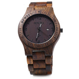 Bewell ZS-W086B Luxury Brand Wood Watch Men Analog Quartz Movement Date Waterproof Wooden Watches Male Wristwatches relogio