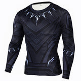 Hot Sale Fitness MMA Compression Shirt Men Anime Bodybuilding Long Sleeve Crossfit 3D Superman Punisher T Shirt Tops Tees-PLAYERAS-FOREVER KRN