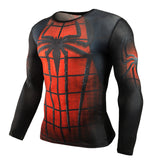 Hot Sale Fitness MMA Compression Shirt Men Anime Bodybuilding Long Sleeve Crossfit 3D Superman Punisher T Shirt Tops Tees-PLAYERAS-FOREVER KRN