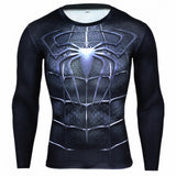 Hot Sale Fitness MMA Compression Shirt Men Anime Bodybuilding Long Sleeve Crossfit 3D Superman Punisher T Shirt Tops Tees-PLAYERAS-FOREVER KRN