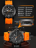 INFANTRY Men Watches Analog Quartz Wristwatch Waterproof Chronograph Auto Date Sports Watch Relogio Masculino 2017 New Fashion