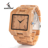 BOBO BIRD L22 Business Watches Mens top brand luxury Bamboo Wristwatch in Gift Box