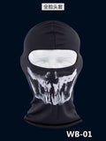 New Skull Ghost Skeleton Hat Balaclava Hood Cosplay Costume Tactical Paintball Army Airsoft Military Snowboard Full Face Mask-MASK FACE-FOREVER KRN