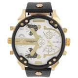 SHIWEIBAO Men Watches Double Quartz Movt Gold Watch Wristwatches Big Dial Brand Sport Military Quartz Watches Relogio Masculino