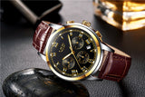 2017 New Watches Men Luxury Brand LIGE Chronograph Men Sports Watches Waterproof Leather Quartz Man Watch Mens Relogio Masculino-WATCHS-FOREVER KRN