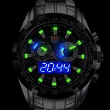 TVG Men Watch 2017 Quartz Wrist Watches Dress Male LED Clock Famous Luxury Brand Stainless Steel Quartz-watch Relogio Gift Boxes