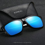 EZREAL Brand Classic Polarized Sunglasses Men Driving Square Black Frame Eyewear Male Sun Glasses For Men Wome Oculos Gafas A387