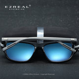 EZREAL Brand Classic Polarized Sunglasses Men Driving Square Black Frame Eyewear Male Sun Glasses For Men Wome Oculos Gafas A387