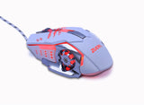 LED Optical Mouse with adjustable USB cable for, video games, laptop computer, PC