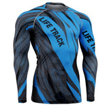 Men's MMA Compression Shirts Rashguard Fitness Long Sleeves 3D Prints Joggers Base Layer Skin Tight Tops Weight Elasticity-PLAYERAS-FOREVER KRN