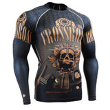 Men's MMA Compression Shirts Rashguard Fitness Long Sleeves 3D Prints Joggers Base Layer Skin Tight Tops Weight Elasticity-PLAYERAS-FOREVER KRN