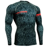 Men's MMA Compression Shirts Rashguard Fitness Long Sleeves 3D Prints Joggers Base Layer Skin Tight Tops Weight Elasticity-PLAYERAS-FOREVER KRN