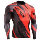 Men's MMA Compression Shirts Rashguard Fitness Long Sleeves 3D Prints Joggers Base Layer Skin Tight Tops Weight Elasticity-PLAYERAS-FOREVER KRN