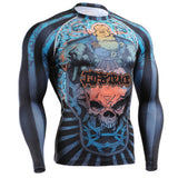 Men's MMA Compression Shirts Rashguard Fitness Long Sleeves 3D Prints Joggers Base Layer Skin Tight Tops Weight Elasticity-PLAYERAS-FOREVER KRN