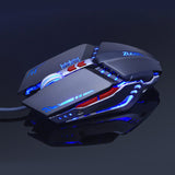 LED Optical Mouse with adjustable USB cable for, video games, laptop computer, PC