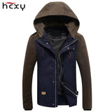 Mens Jacket 2017 Spring New Arrival Casual Hoodies jacket men Patchwork Slim Fashion work mens jackets and coats size M-5XL