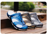 Men Fashion Sandals Summer Men's Slippers Leather Shoes Beach Casual Breathable Home Slippers Men Shoes Flip-Flops Zapatos-SANDALS-FOREVER KRN