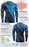 Men's MMA Compression Shirts Rashguard Fitness Long Sleeves 3D Prints Joggers Base Layer Skin Tight Tops Weight Elasticity-PLAYERAS-FOREVER KRN