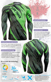 Men's MMA Compression Shirts Rashguard Fitness Long Sleeves 3D Prints Joggers Base Layer Skin Tight Tops Weight Elasticity-PLAYERAS-FOREVER KRN