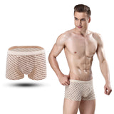 5Pcs/lot Male Underwear Organic Natural Cotton Boxers Men Sexy Print Cuecas Panties Funny Boxer Shorts for Men L XL XXL XXXL-BOXER-FOREVER KRN