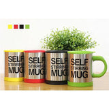 hot sale New 4 colors Stainless Steel Lazy Self Stirring Mug Electric Auto Mixing Tea Milk Coffee Cup Office Gift Eco-Friendly-THERMO-FOREVER KRN