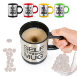 hot sale New 4 colors Stainless Steel Lazy Self Stirring Mug Electric Auto Mixing Tea Milk Coffee Cup Office Gift Eco-Friendly-THERMO-FOREVER KRN