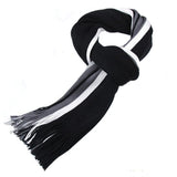 Winter designer scarf men striped cotton scarf female & male brand shawl wrap knit cashmere bufandas Striped scarf with tassels-BUFANDA-FOREVER KRN