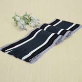 Winter designer scarf men striped cotton scarf female & male brand shawl wrap knit cashmere bufandas Striped scarf with tassels-BUFANDA-FOREVER KRN