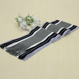 Winter designer scarf men striped cotton scarf female & male brand shawl wrap knit cashmere bufandas Striped scarf with tassels-BUFANDA-FOREVER KRN