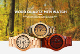 Bewell ZS-W086B Luxury Brand Wood Watch Men Analog Quartz Movement Date Waterproof Wooden Watches Male Wristwatches relogio