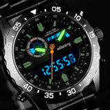 INFANTRY Men Watches Analog Quartz Wristwatch Waterproof Chronograph Auto Date Sports Watch Relogio Masculino 2017 New Fashion